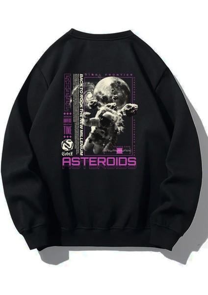 Brz Collection Unisex Oversize Asteroids Sweatshirt