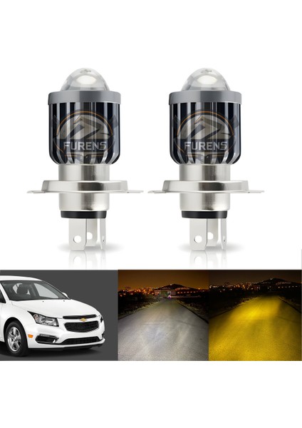 Chevrolet Cruze Mercek LED Xenon Şimşek Etkili Oto Ampul Çift Renk fiyatları