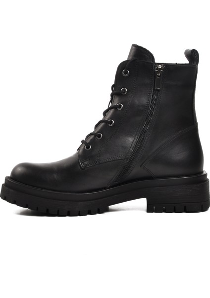 22900 Siyah Hakiki Deri Kadın Bot fiyatları