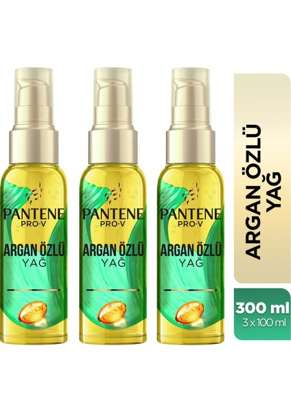 Doğal Sentez Saç Bakım Serumu Argan Yağlı Elixir 100 ml x 3