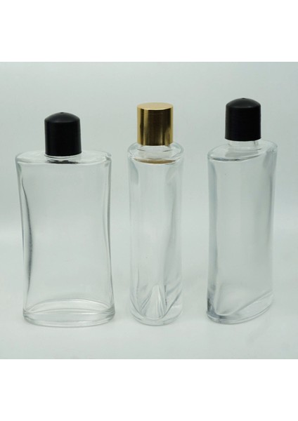 Boş Kolonya Şişesi 160 ml (5 Adet) Şeffaf Boş Şişe