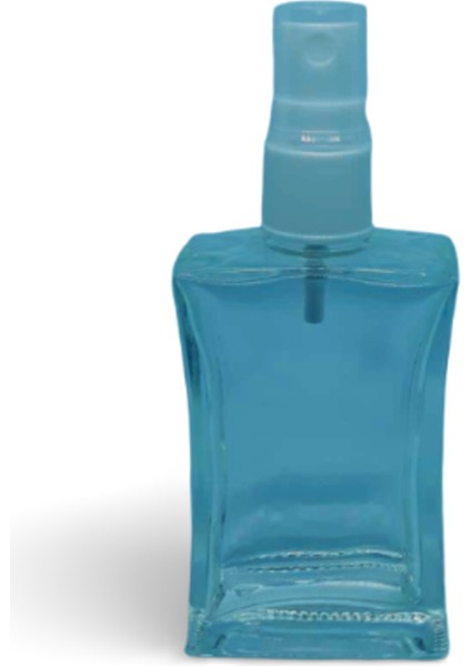 Parfüm Şişesi 50 ml (3 Adet) Şeffaf Kapaklı Içbükey Boş Şişe