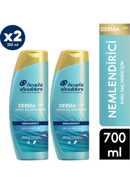 Head & Shoulders Dermaxpro Nemlendirici Kepek Karşıtı Şampuan Kuru Saç Derisi Için 350 ml X2