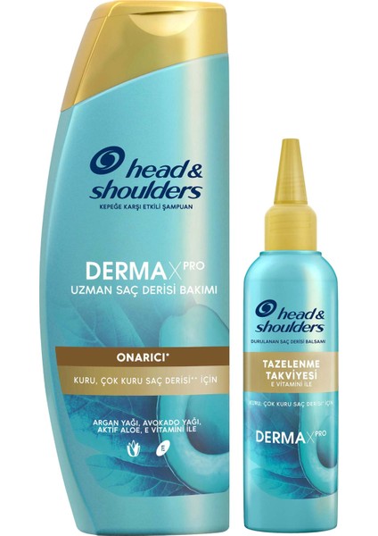 Dermaxpro Onarıcı Kepek Karşıtı Şampuan 350 ml + Saç Derisi Balsamı 145 ml fiyatları