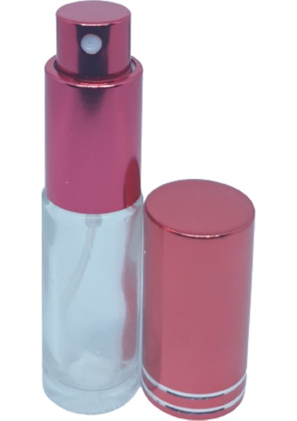 Boş Parfüm Şişesi 5 ml (5 Adet) Metal Sprey ve Kapak Boş