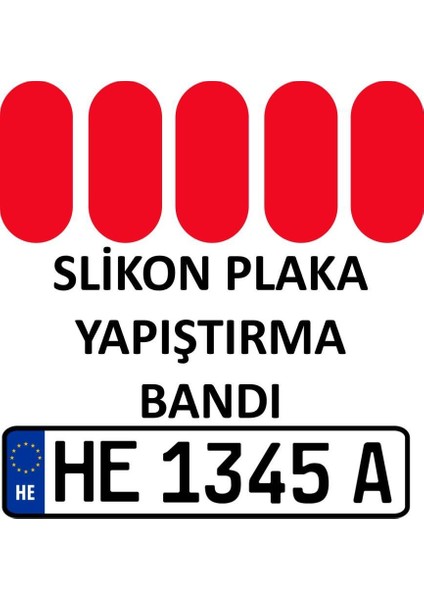 PLAKA YAPIŞTIRMA BANDI 10 ADET ŞEFFAF VHB modelleri