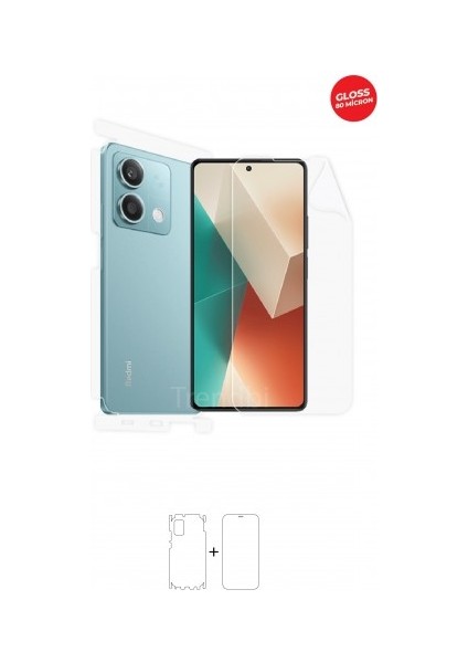 Xiaomi Redmi Note 13 5g Ön, Arka ve Yan 360 Derece Tam Kaplama Tpu Film