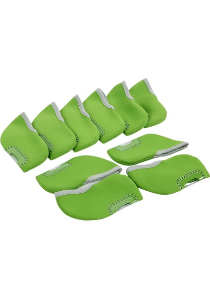 10 Adet Golf Kulübü Başlıkları Görünür Pencere Golf Demir Seyahat Için Set Kapakları (Yurt Dışından) modelleri