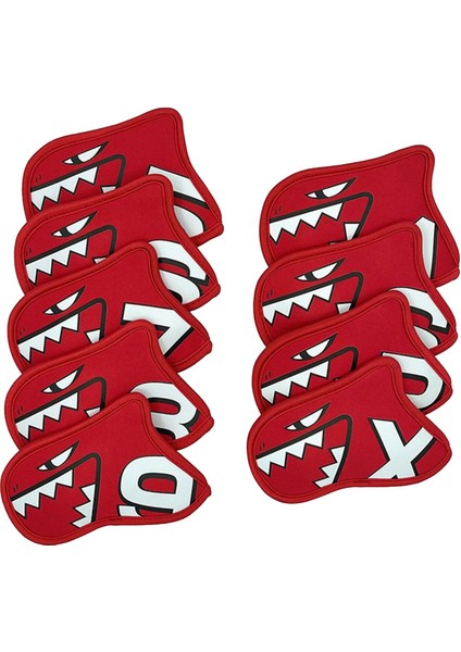 9 Adet Golf Demir Kapak Seti Çoğu Ütüye Uygun Moda Golf Kulübü Kafa Hediye Kırmızı Kapakları (Yurt Dışından) fiyatları