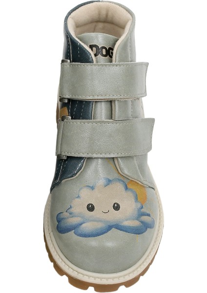 Çocuk Vegan Deri Turkuaz Uzun Bot - Sometimes Maybe Good Tasarım fırsatları