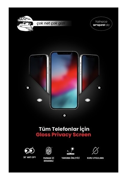 Tecno Camon 20 Parlak Hayalet Gizli Ekran Koruyucu Privacy Film fiyatları