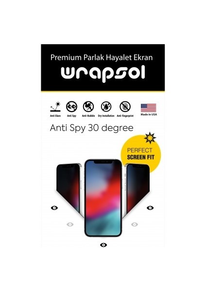 Tecno Camon 20 Parlak Hayalet Gizli Ekran Koruyucu Privacy Film modelleri