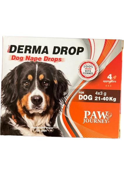 Paw Journey Maxi Derma Köpek Ensesi Damlası 4'lü Damla Paketi 4 x 3 gr