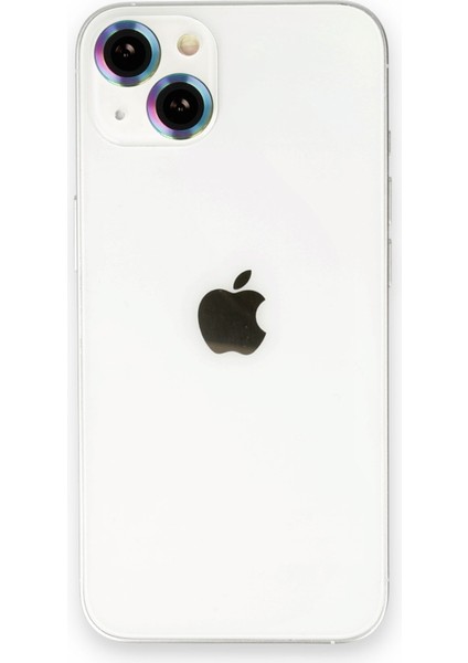 iPhone 13 Mini Kamera Safir Lens Koruyucu - Rainbow