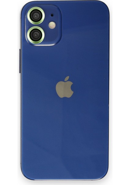 iPhone 12 Mini Kamera Safir Lens Koruyucu - Yeşil