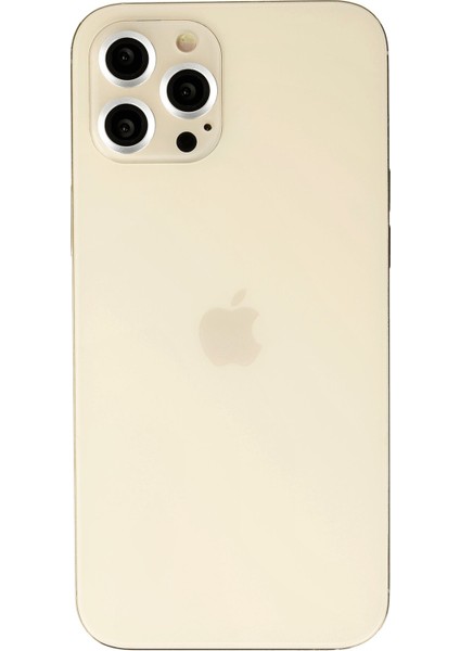 iPhone 12 Pro  Kamera Safir Lens Koruyucu  - Gümüş