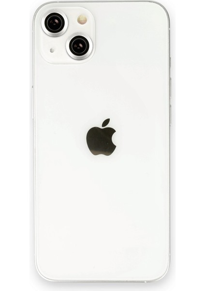iPhone 14 Plus Kamera Safir Lens Koruyucu - Gümüş