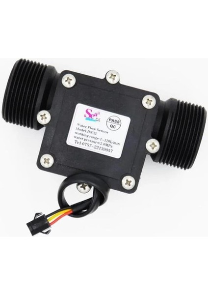 Su Akış Sensörü (Deniz) DN32 Debimetre 1.25" 1-120L/dk 3.5-24V