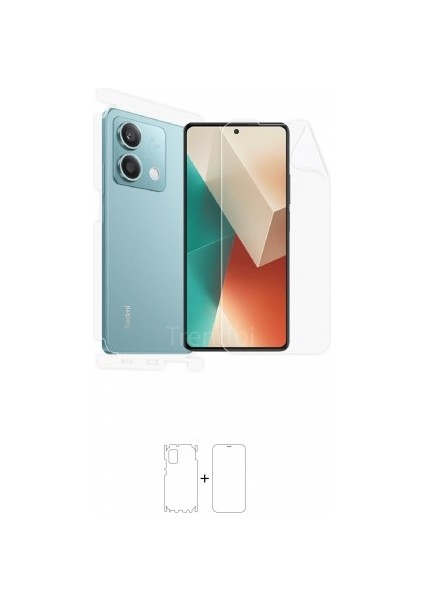 Xiaomi Redmi Note 13 5g Ön, Arka ve Yan 360 Derece Tam Kaplama Poliüretan Film