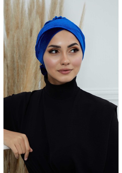 Kuşaklı Kadife BONE,B-31K