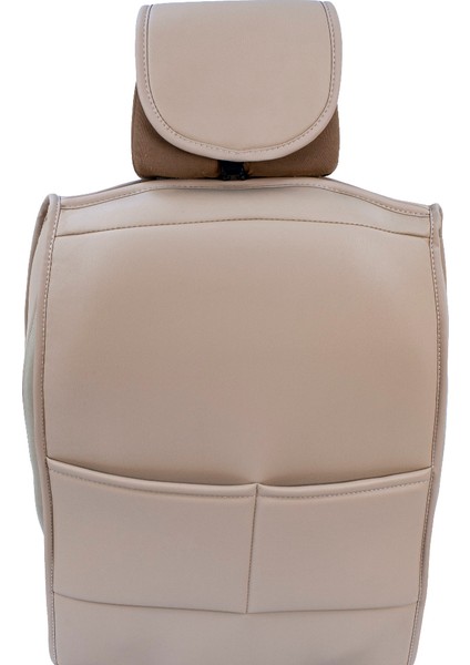 Jeep Comander Uyumlu Lüx Deri Oto Koltuk Kılıfı Ön Arka Set Unıverse Serisi Bej fırsatları