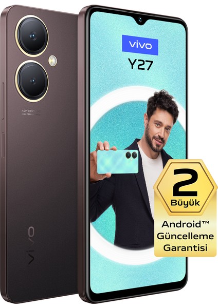 Vivo Y27 128 GB 6 GB Ram (Vivo Türkiye Garantili) Bordo