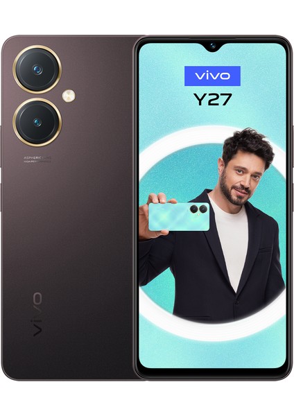 Vivo Y27 128 GB 6 GB Ram (Vivo Türkiye Garantili) Bordo