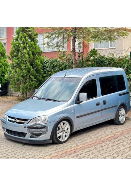 Opel Combo C 2002–2012 Uyumlu Üniversal Astra H Lip Esnek Ön Lip 2 Parça Tampon Altı Dil Karlık Ön Ek
