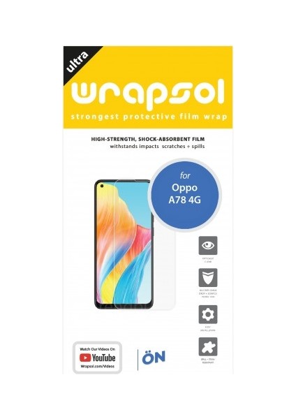 Oppo A78 4g Ekran Koruyucu Poliüretan Film fiyatları
