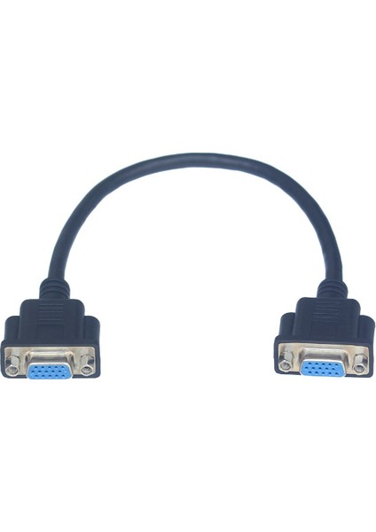 30 cm Dişi Dişi VGA Kablo Panel Tipi Dişi Dişi 30 cm VGA Kablo 15 Pin Dişi Dşi Kablo
