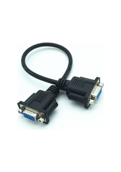 30 cm Dişi Dişi VGA Kablo Panel Tipi Dişi Dişi 30 cm VGA Kablo 15 Pin Dişi Dşi Kablo