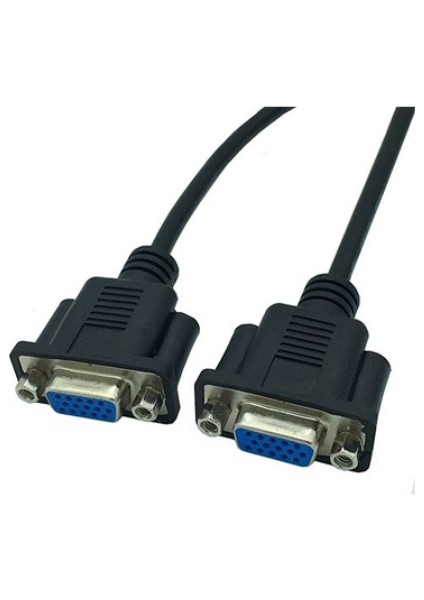 30 cm Dişi Dişi VGA Kablo Panel Tipi Dişi Dişi 30 cm VGA Kablo 15 Pin Dişi Dşi Kablo