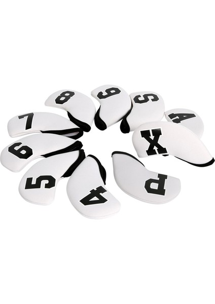10 Adet Golf Demir Kapakları Golf Takozları Headcovers Koruma Görevlisi Ekipmanları (Yurt Dışından) fiyatları