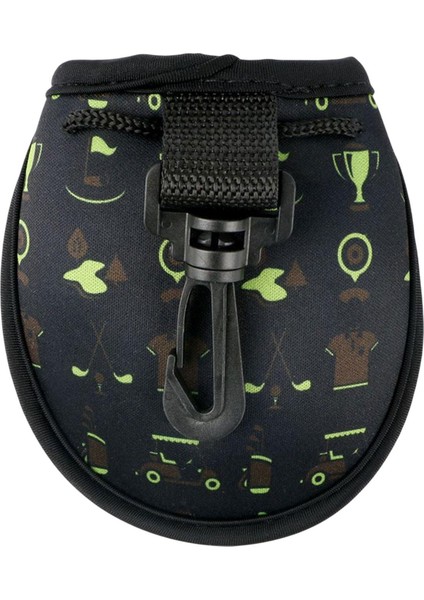 Golf Topu Çantası Golf Topları Tutucu Taşınabilir Golf Topu Saklama Çantası Yeni Başlayanlar Için Erkekler Siyah (Yurt Dışından)