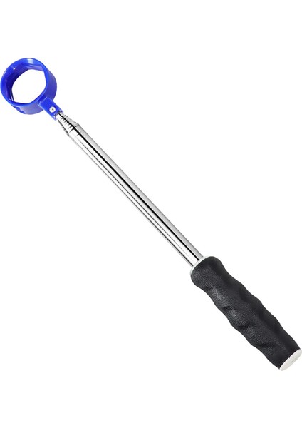 Golf Topu Retriever Kapmak Pençe Aracı Kilitleme Kaşık Topu Toplama Aracı 9ft Mavi (Yurt Dışından)