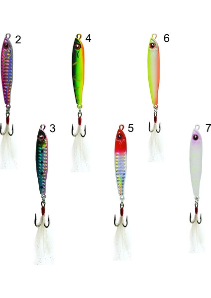 3600 Dragon 28 gr 7 cm Light Jig Suni Yem - Aquaav Turna Jig Spin At Çek Metal Jig Yem