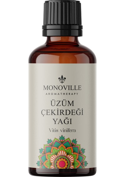 Üzüm Çekirdeği Yağı %100 Saf ve Doğal Soğuk Sıkım ( Grape Seed Oil ) 30 ml