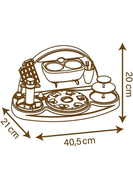 7600312116 Smoby Chef Çikolata Fabrikası Oyun Seti