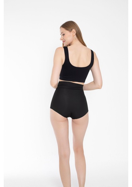 Underbust Alt Karın ve Göbek Toparlayıcı Iz Bırakmayan Lazer Kesim Sıkılaştırıcı Kadın Yüksek Bel Slip Siyah Renk Korse modelleri