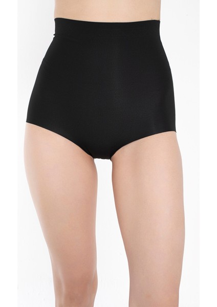 Underbust Alt Karın ve Göbek Toparlayıcı Iz Bırakmayan Lazer Kesim Sıkılaştırıcı Kadın Yüksek Bel Slip Siyah Renk Korse fırsatları