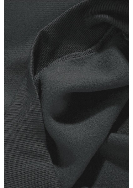 Kadın Füme Düz Kapüşonlu Oversize 3 Iplik Şardonlu Salaş Bol Kesim Hoodie Sweatshirt modelleri