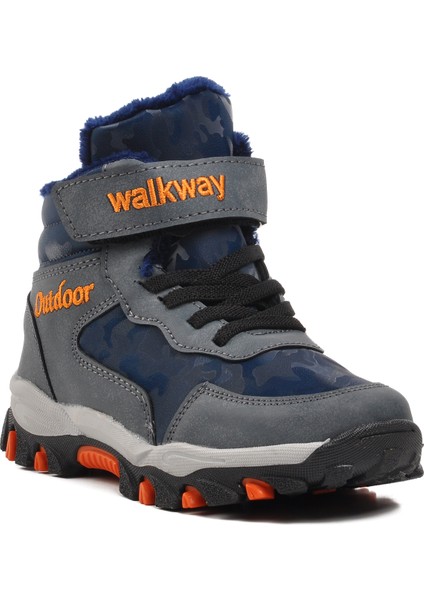 Leo-F Lacivert Içi Kürklü Çocuk Outdoor Bot modelleri