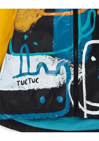 Tuc Tuc Renkli Yağmurluk - Sarı