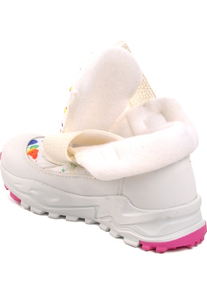 FY223-P Beyaz Içi Polarlı Çocuk Kar Botu fırsatları