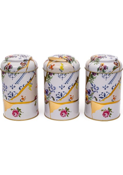ERB04U5 Silindir Saklama Kabı Ø105 3 Lü Set, Kint Sugi