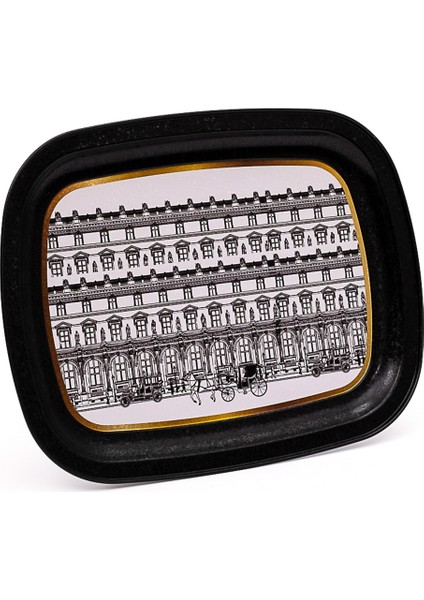 EE171-T9 City Desenli Oval Tepsi 24X31 cm