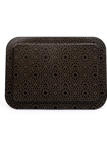 EE169-V2 Trellis Desenli Dikdörtgen Tepsi 32X43 cm