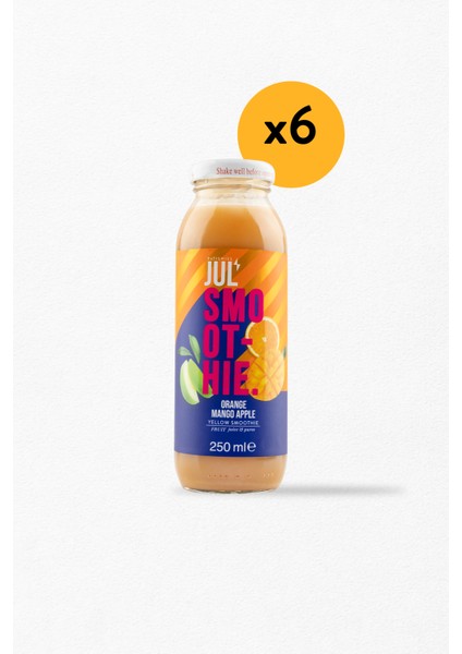 Smoothie Sarı Set 250ml x 6 Adet