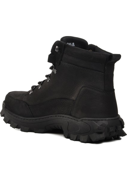 240068 Siyah Nubuk Hakiki Deri Erkek Outdoor Bot fırsatları