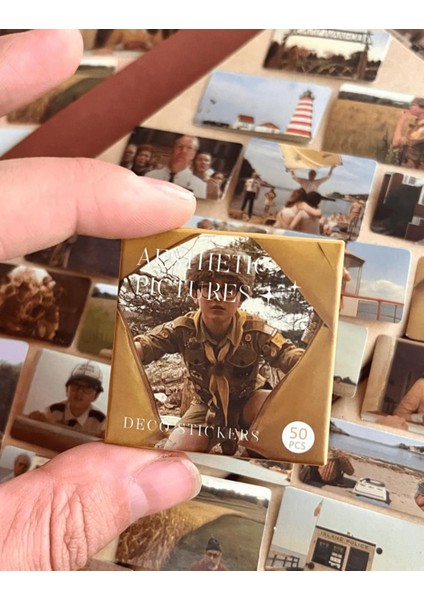 Moonrise Kingdom Filmi 50 Adet Sticker / Bullet Journal / Defter Süsleme/yükselen Ay Krallığı/Etiket/Çıkartma